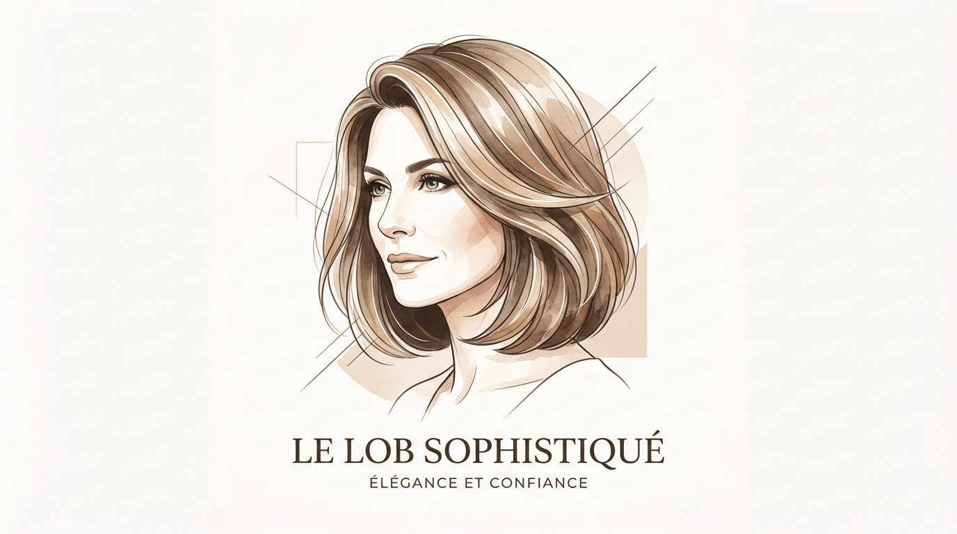 Femme de 50 ans avec un lob moderne