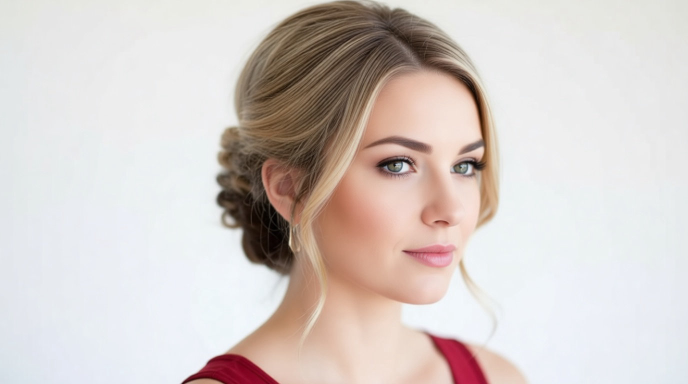 4. Le chignon bas en trompe-l'œil