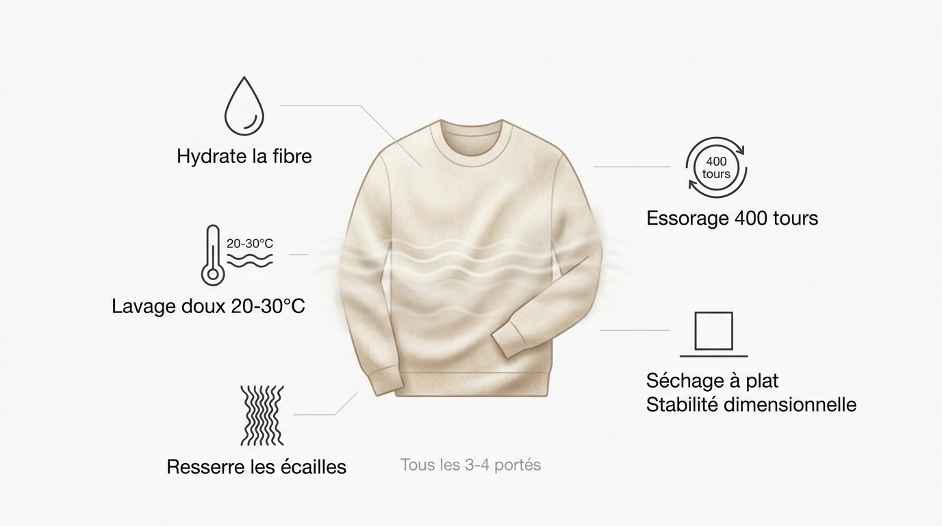 Guide d'entretien pour pull en cachemire