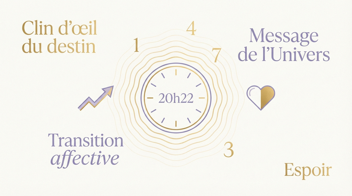 Illustration de la synchronicité et de la transition affective pour une femme célibataire