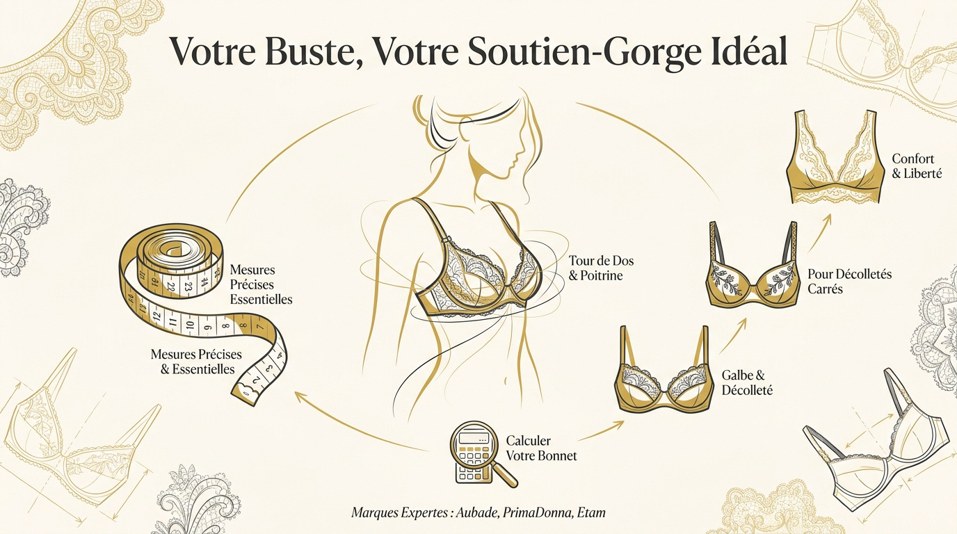 Guide pour choisir la forme de son soutien-gorge