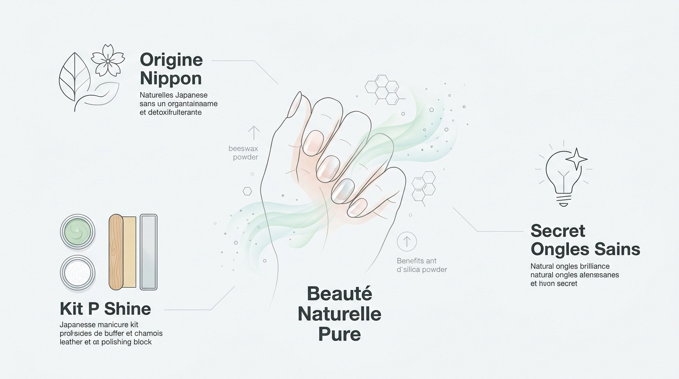 Manucure japonaise pour des ongles naturels et brillants
