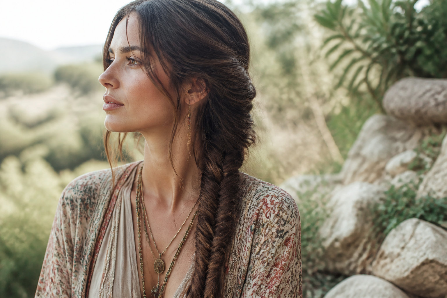 3. La tresse épi latérale pour un style bohème